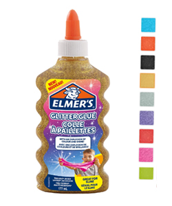 Elmer's pegamento con purpurina lavable